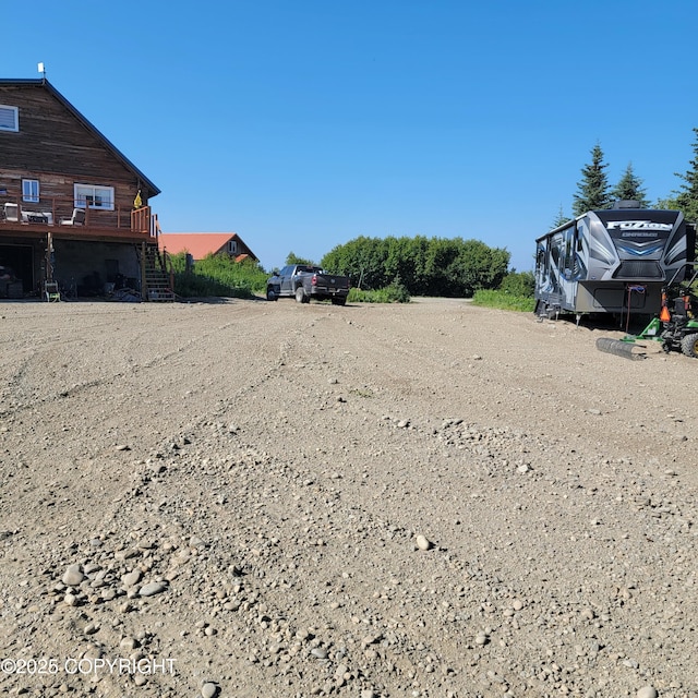 17751 Arcturus Loop, Ninilchik, AK 99639 - view of yard with stairway