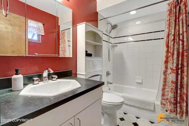 4023 Apollo Dr, Anchorage, AK 99504 - bathroom with shower / tub combo and vanity