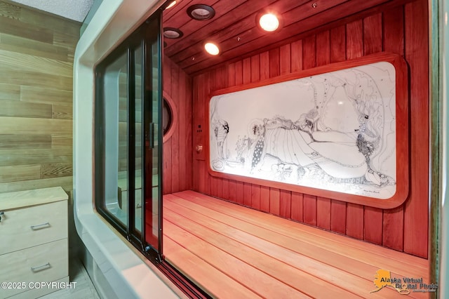4023 Apollo Dr, Anchorage, AK 99504 - sauna with wood walls