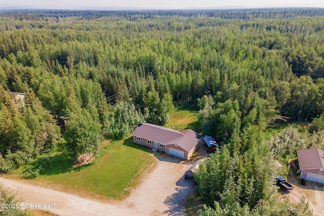 1250 Toolik Dr, North Pole, AK 99705 - view of subject property featuring a heavily wooded area