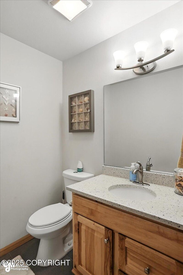 6712 Lunar Dr # K2, Anchorage, AK 99504 - half bath with vanity and toilet