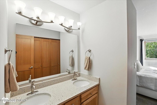 6712 Lunar Dr # K2, Anchorage, AK 99504 - full bath with connected bathroom and double vanity