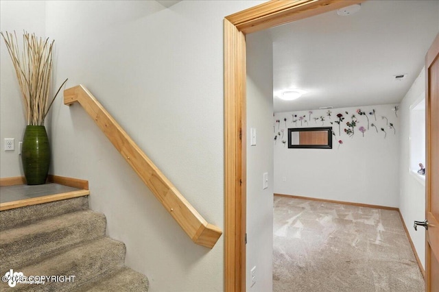 6712 Lunar Dr # K2, Anchorage, AK 99504 - staircase featuring carpet flooring