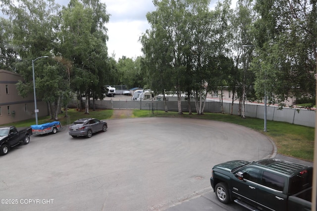 2107 Sorbus Way, Anchorage, AK 99508 - view of asphalt street with street lighting
