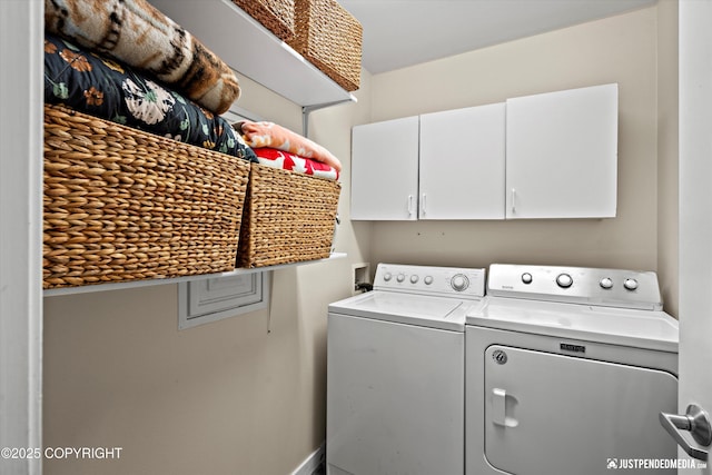 369 Breeze Ct # 13, Anchorage, AK 99515 - washroom featuring washer and clothes dryer and cabinet space