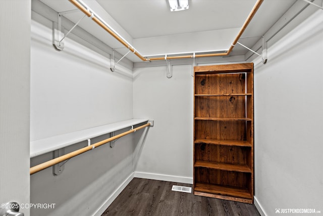 369 Breeze Ct # 13, Anchorage, AK 99515 - walk in closet with dark wood-type flooring