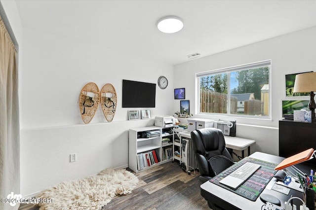 16720 E Maud Rd, Palmer, AK 99645 - home office featuring wood finished floors