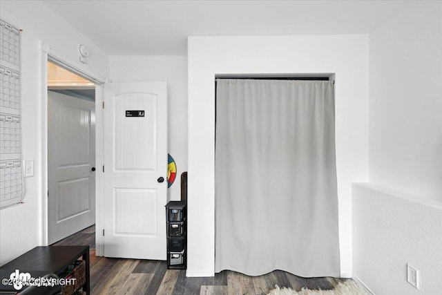 16720 E Maud Rd, Palmer, AK 99645 - bedroom with dark wood finished floors
