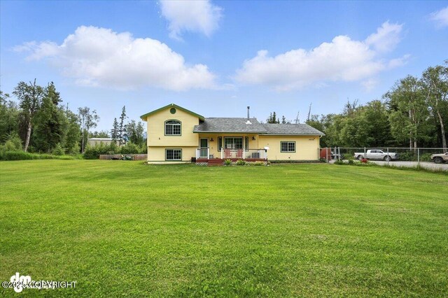 16720 E Maud Rd, Palmer, AK 99645 - rear view of house featuring a deck