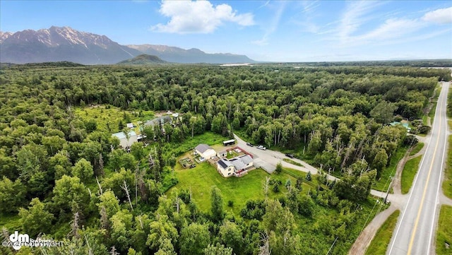 16720 E Maud Rd, Palmer, AK 99645 - view of property location with a forest and mountains