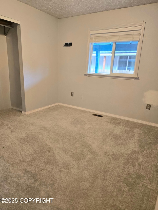 1120 China Berry Cir, Anchorage, AK 99515 - unfurnished bedroom with carpet, a textured ceiling, and a closet