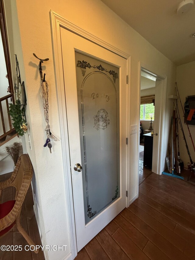 2008 Bickford Cir, Seldovia, AK 99663 - foyer with dark wood finished floors