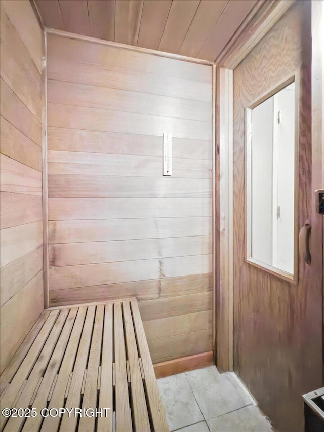 3601 Oregon Dr # 1, Anchorage, AK 99517 - relaxing sauna / steam room with wood walls and wood ceiling