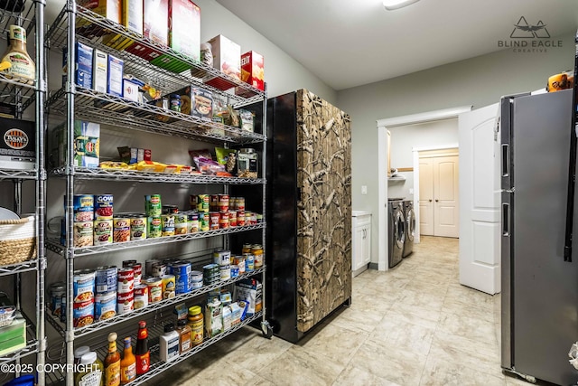 17237 E Smith Rd, Palmer, AK 99645 - pantry with separate washer and dryer