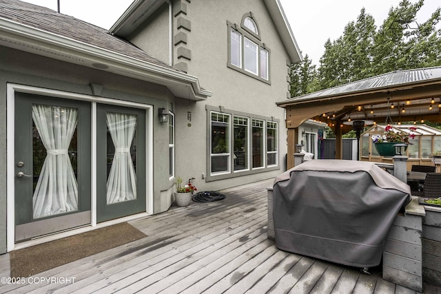 17237 E Smith Rd, Palmer, AK 99645 - deck with a grill