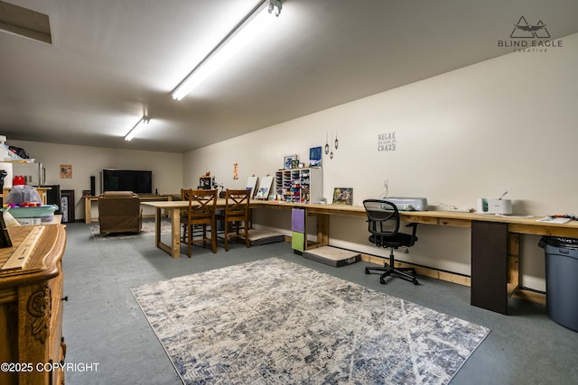 17237 E Smith Rd, Palmer, AK 99645 - office featuring concrete flooring