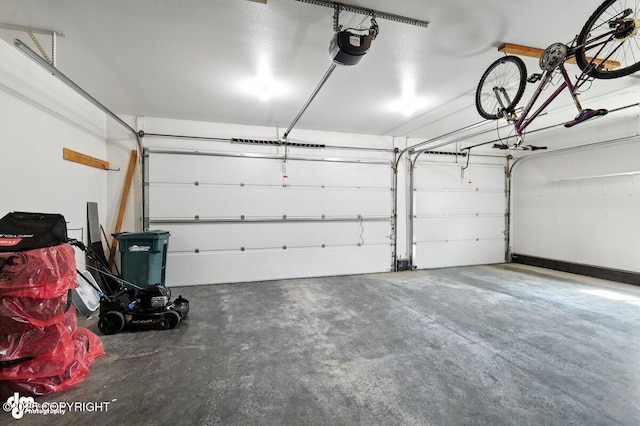 3098 N Lazy Aurora Cir, Palmer, AK 99645 - garage featuring a garage door opener