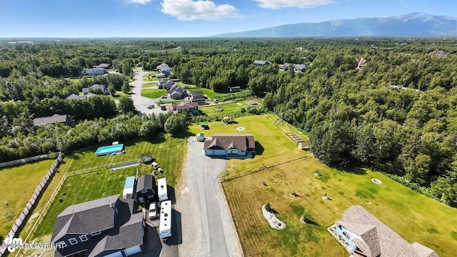 3098 N Lazy Aurora Cir, Palmer, AK 99645 - drone / aerial view of a heavily wooded area
