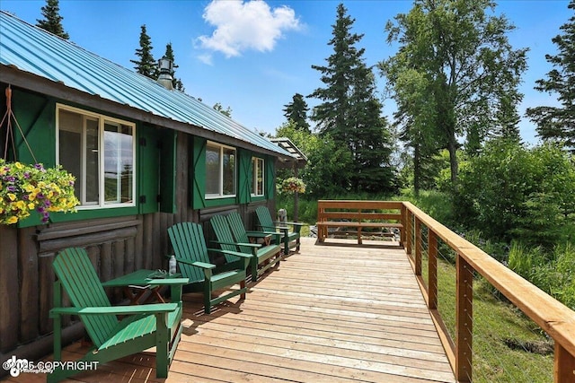 57541 Clam Diggers Ave, Clam Gulch, AK 99568 - view of deck