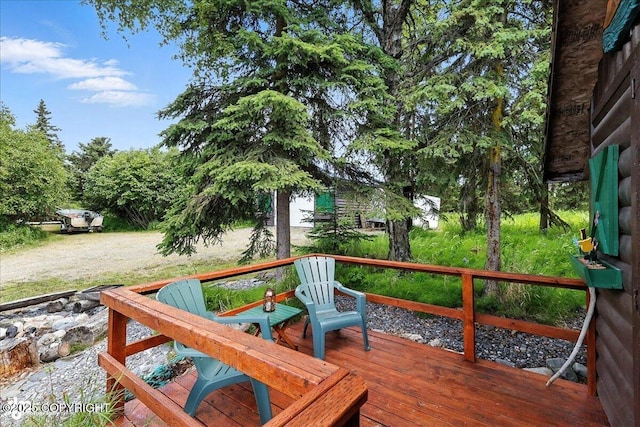 57541 Clam Diggers Ave, Clam Gulch, AK 99568 - view of deck