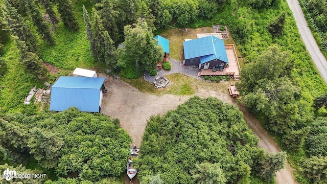 57541 Clam Diggers Ave, Clam Gulch, AK 99568 - view from above of property