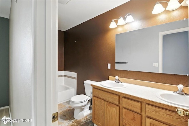 7851 Alpine View Cir, Anchorage, AK 99507 - full bath with double vanity and a garden tub