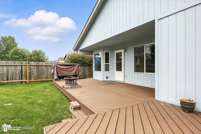 7851 Alpine View Cir, Anchorage, AK 99507 - view of wooden deck