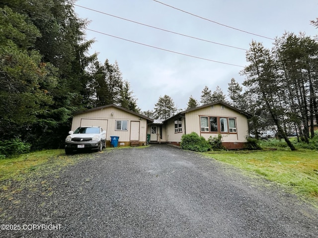 505 Unimak St, Petersburg, AK 99833 - view of front of home with driveway and an outbuilding