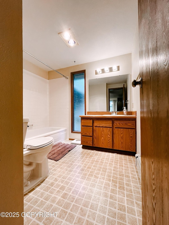 505 Unimak St, Petersburg, AK 99833 - full bathroom featuring vanity and shower / washtub combination