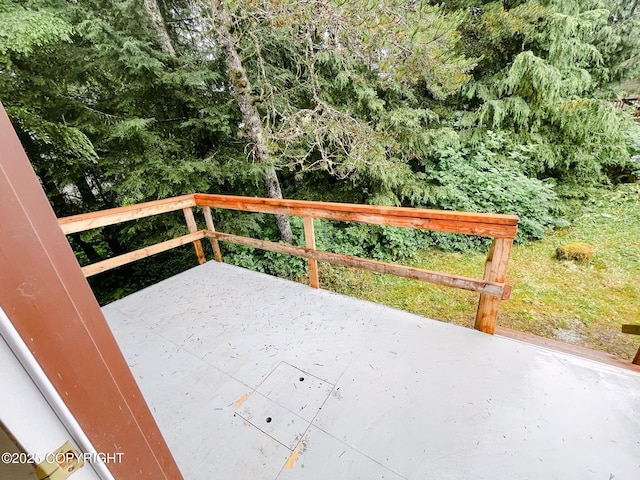 505 Unimak St, Petersburg, AK 99833 - wooden deck featuring a patio area