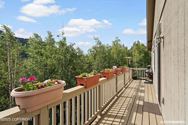 9166 Eagle River Ln, Eagle River, AK 99577 - view of wooden deck