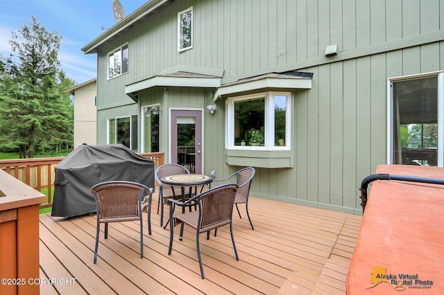 3931 Moonstar Cir, Anchorage, AK 99516 - deck with area for grilling