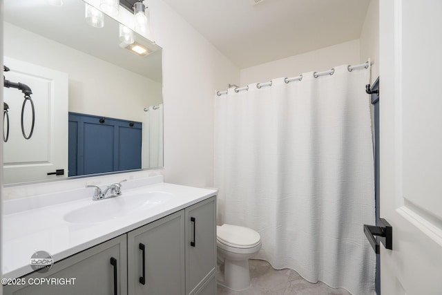 1460 E Esty Dr, Palmer, AK 99645 - bathroom featuring vanity and curtained shower