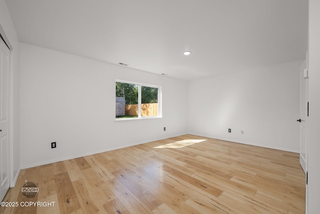 1460 E Esty Dr, Palmer, AK 99645 - empty room with hardwood / wood-style flooring and recessed lighting