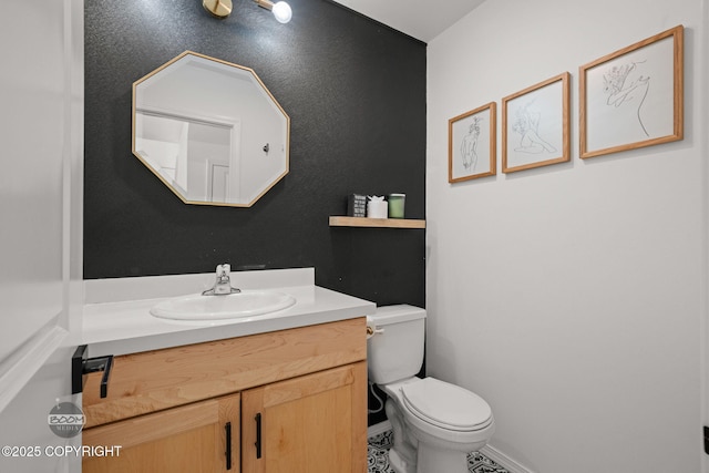 1460 E Esty Dr, Palmer, AK 99645 - bathroom with vanity and toilet