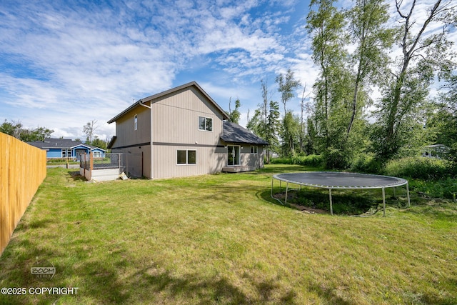 1460 E Esty Dr, Palmer, AK 99645 - back of property with a trampoline