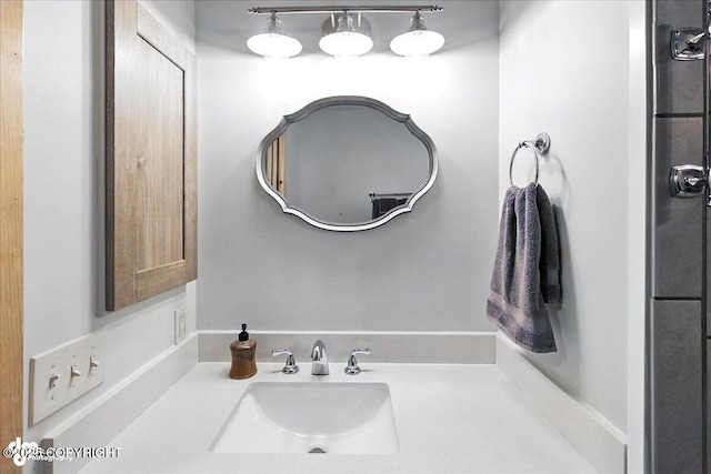 18095 Langille Rd, Cooper Landing, AK 99572 - bathroom featuring vanity