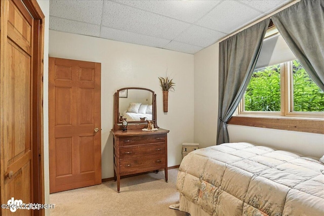 311 Alpine Meadows Ave, Girdwood, AK 99587 - bedroom featuring light carpet and a drop ceiling