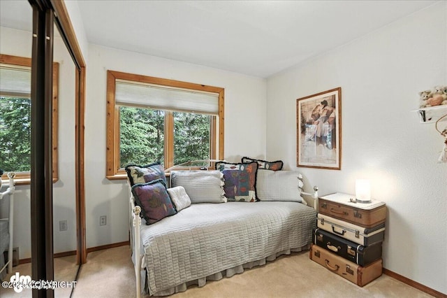 311 Alpine Meadows Ave, Girdwood, AK 99587 - carpeted bedroom featuring multiple windows