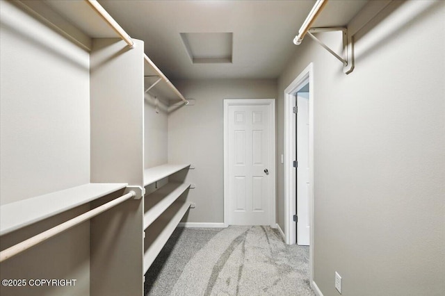 5612 E Beaver Ave, Wasilla, AK 99654 - walk in closet with carpet and attic access