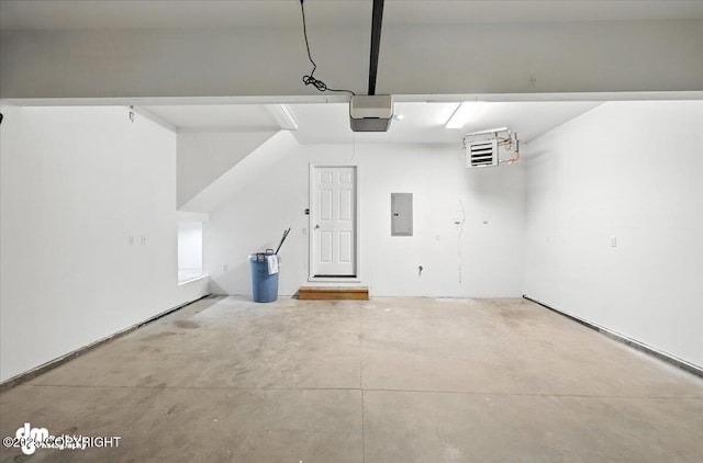 5612 E Beaver Ave, Wasilla, AK 99654 - garage featuring electric panel and a garage door opener