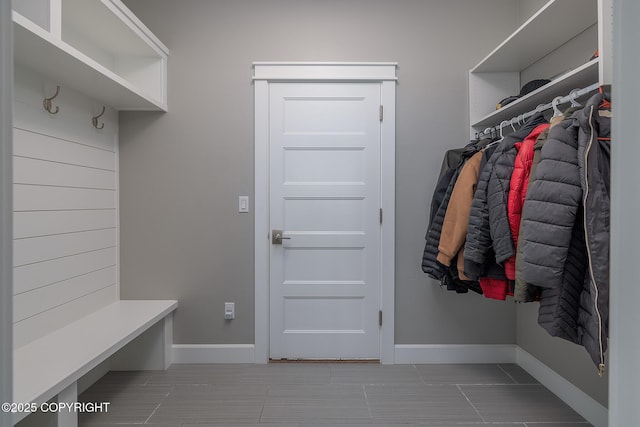 5062 E Calf Cir, Wasilla, AK 99654 - mudroom featuring baseboards and tile patterned flooring