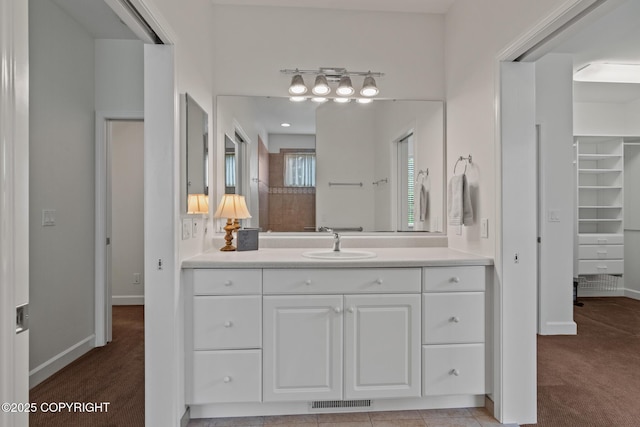 1103 Inlet Woods Dr, Kenai, AK 99611 - bathroom featuring vanity and baseboards
