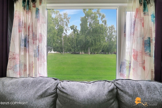 3265 Montclair Ct # 17E, Anchorage, AK 99503 - entryway with view of wooded area