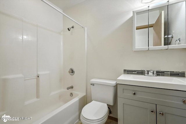 6710 W Joes Dr, Wasilla, AK 99623 - full bathroom featuring vanity and  shower combination