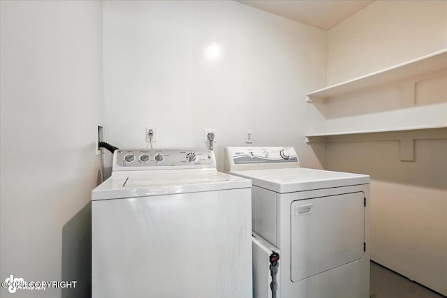 6710 W Joes Dr, Wasilla, AK 99623 - washroom featuring separate washer and dryer