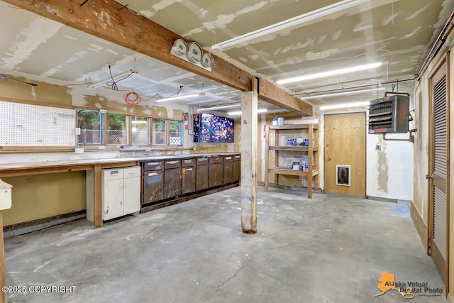 1915 Stanford Dr, Anchorage, AK 99508 - basement featuring a heating unit