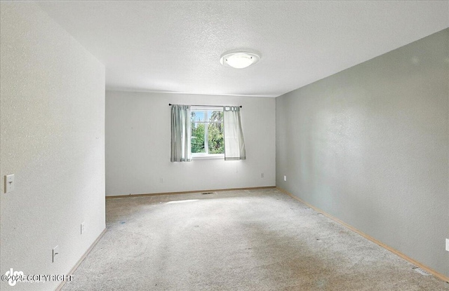46640 Jo Ave, Kenai, AK 99611 - spare room with carpet floors, a textured wall, and a textured ceiling