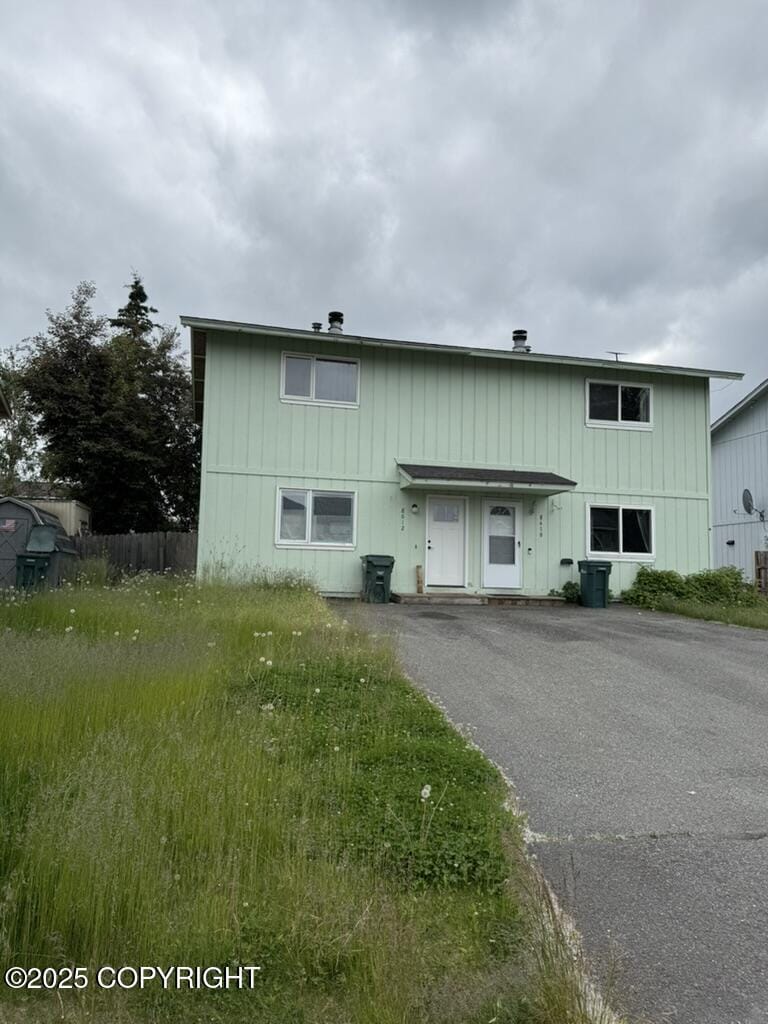 8612 Shrub Ct, Anchorage, AK 99504 - view of front facade with asphalt driveway