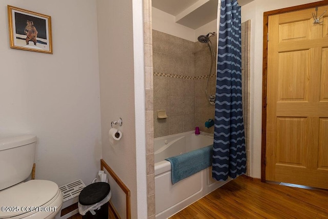2415 Afognak Ave, Seward, AK 99664 - bathroom with wood finished floors and shower / tub combo